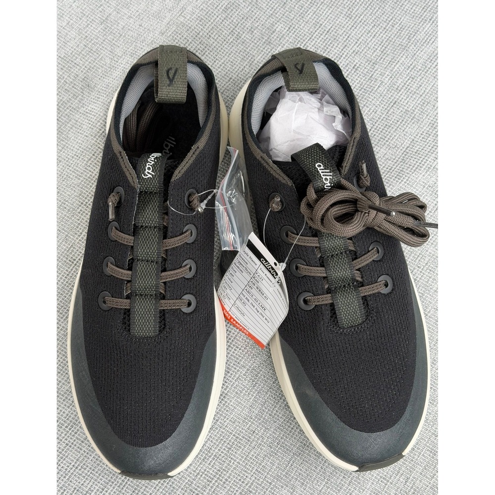 Allbirds Tree Runner Go Utility Black Dark Jungle Sneakers Mens 9 or Womens 11